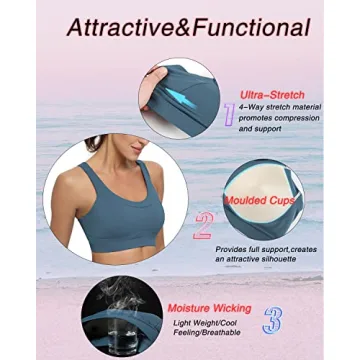 High Impact Sports Bras for Women - RUNNING GIRL Support & Style