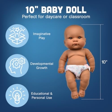 Huggable Multi-Cultural Baby Dolls for Kids - Set of 4