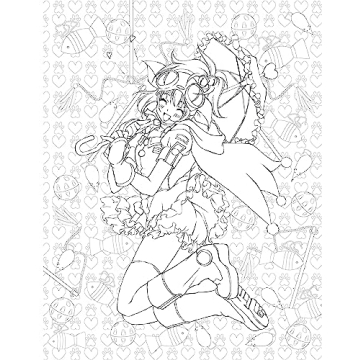 The Manga Artist's Coloring Book: Girls! Fun Coloring Experience
