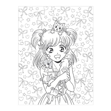 The Manga Artist's Coloring Book: Girls! Fun Coloring Experience