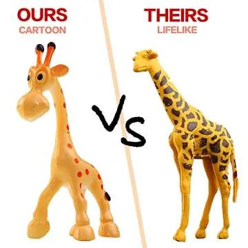 Funcorn Toys 24 Pack Mini Wild Animal Figures for Kids