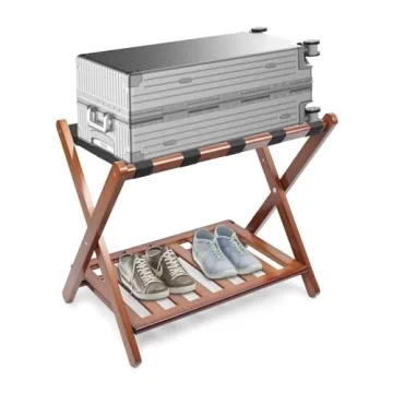 Smuxee Luggage Rack Set - Elegant & Functional for Guests
