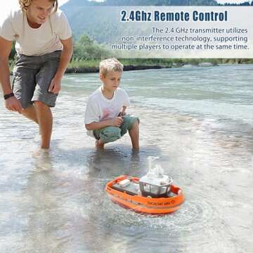 Losbenco High-Speed RC Tugboat for Pools & Lakes