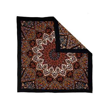 Sunshine Joy India Star Bandana Blue and Orange