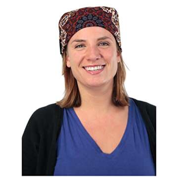 Sunshine Joy India Star Bandana Blue and Orange