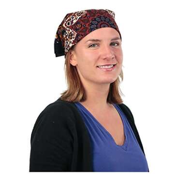 Sunshine Joy India Star Bandana Blue and Orange
