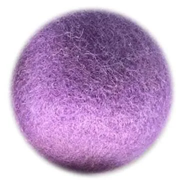Woolzies Wool Dryer Balls Organic Big Wool Spheres Best Fabric Softener | 6-Pack XL Dryer Balls for Laundry is Made with New Zealand Wool | Use Laundry Balls for Dryer with Essential Oils (Lavender)