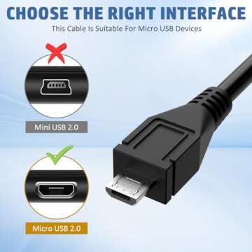 EAGLEGGO Micro USB Cable ASTRO MIXAMP PRO TR 6ft
