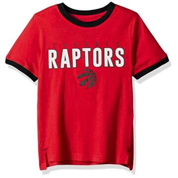 NBA by Outerstuff NBA Kids & Youth Boys Toronto Raptors "Key" Short Sleeve Fashion Tee, Red, Kids La...
