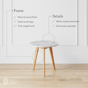 Stylish Nathan James Amalia Accent Table - Modern Design