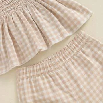 Stylish Linen Pants Set for Baby Girls - VISGOGO