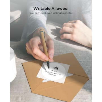 MUNBYN 2 Inch Circle Thermal Sticker Labels for Business