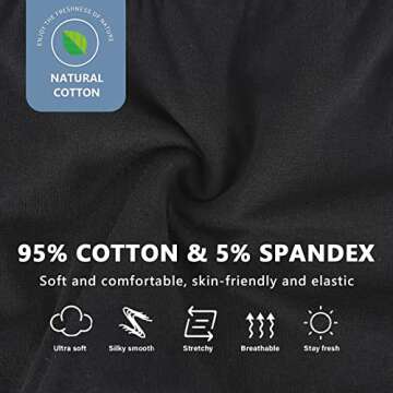 HOOFESAN Men's Comfort Boxer Briefs 3 Pack