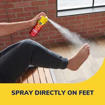 Dr. Scholl's Odor-X Athlete's Foot Medicated Powder Spray - 24-Hour Relief of Itching & Odor