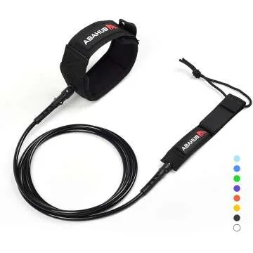 Abahub Surfboard Leash - 6/7/8/9/10 ft Options
