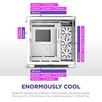 NZXT H9 Elite ATX Mid-Tower Case with Stunning RGB Lighting