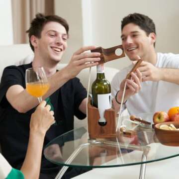 Wine Bottle Lock Puzzle - Unique Brain Teaser Game