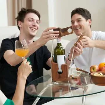 Wine Bottle Lock Puzzle - Unique Brain Teaser Game