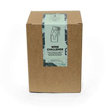 Wine Bottle Lock Puzzle - Unique Brain Teaser Game