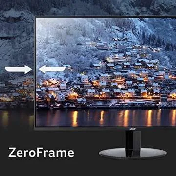 Acer SB271 bi 27.0" Full HD (1920 x 1080) IPS Zero Frame Home Office Monitor | AMD FreeSync Technology | Ultra-Thin Stylish Design Vision Care | Low Blue Light | Tilt | HDMI & VGA Ports