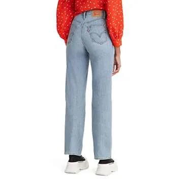 Levi's Women's High Waisted Straight Jeans - Stylish Comfort