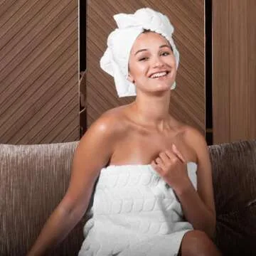 Luxury Turkish Cotton Towel Set for Elegant Bathrooms