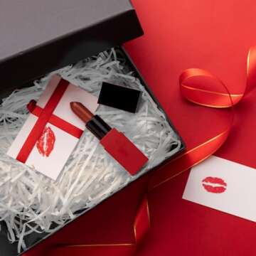 Jremreo 8.5 oz / 240g Valentine's Day Grass Basket Filler Bulk, Red White Pink Crinkle Cut Paper Shred Filler for Gift Box, Basket Filling for DIY Crafts, Wedding Anniversary Party Decorations