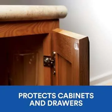 Scotch Clear Adhesive Bumper Pads 20 PCS, Self-Stick Rubber Pads 1/2" Round, Cabinet Door Rubber Bumpers, Designed to Protect Cabinets and Drawers, Sound Dampening, Transparent (SP950-NA)