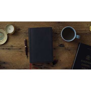 ESV Everyday Gospel Bible: Connecting Scripture to All of Life (Genuine Leather, Black)