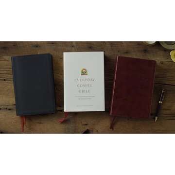 ESV Everyday Gospel Bible: Connecting Scripture to All of Life (Genuine Leather, Black)