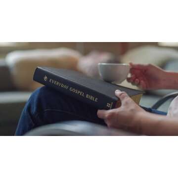 ESV Everyday Gospel Bible: Connecting Scripture to All of Life (Genuine Leather, Black)