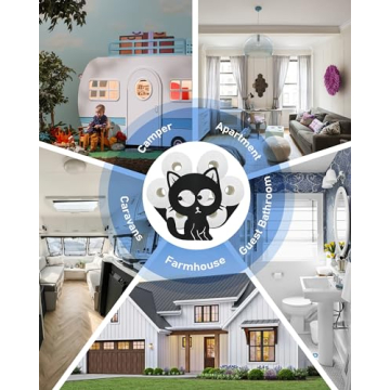 Wigag Cat Toilet Paper Holder for 8 Rolls, Cute & Decorative