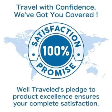 8-Piece Deluxe Compression Travel Packing Cubes