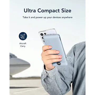 VEGER 10000mAh Portable Charger with Built-in Cables for Travel