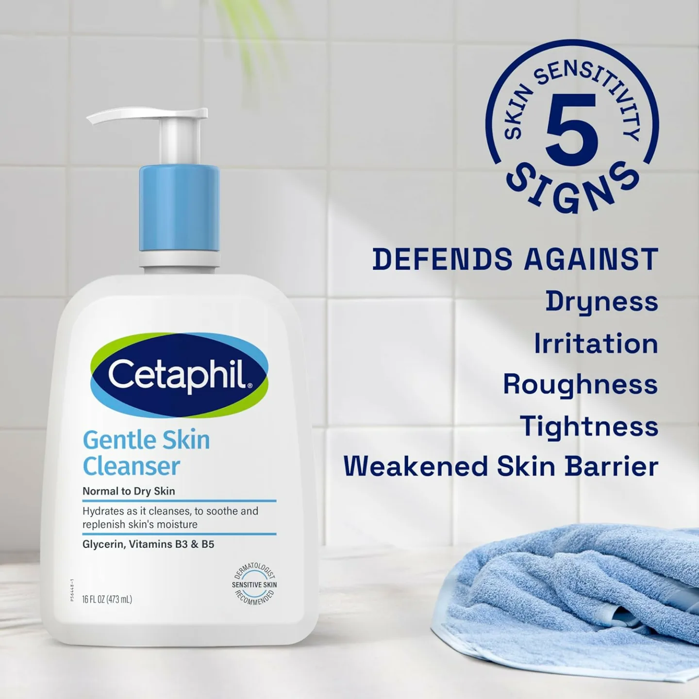 Cetaphil Hydrating Face Wash - Gentle Cleanser 20oz