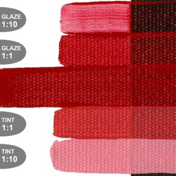 OPEN Slow-Drying Acrylics by GOLDEN, Pyrrole Red Dark, 2 fl oz. tube, Professional Acrylic Paint, Semi-Opaque