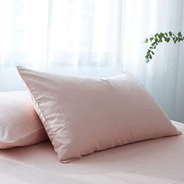 Vibrant Peachy Pink Duvet Cover Queen - Stylish Bedding Set