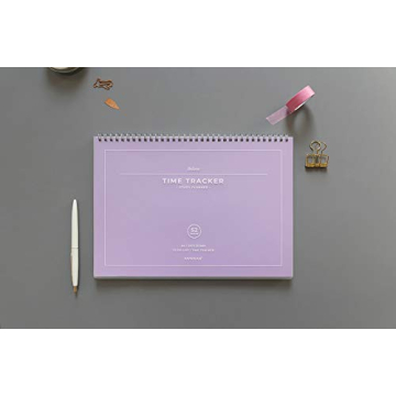 PAPERIAN Believe TIME Tracker A4 Study Planner in Violet
