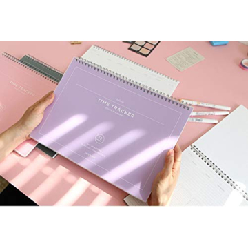 PAPERIAN Believe TIME Tracker A4 Study Planner in Violet