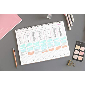 PAPERIAN Believe TIME Tracker A4 Study Planner in Violet