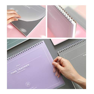 PAPERIAN Believe TIME Tracker A4 Study Planner in Violet
