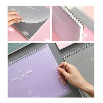 PAPERIAN Believe TIME Tracker A4 Study Planner in Violet