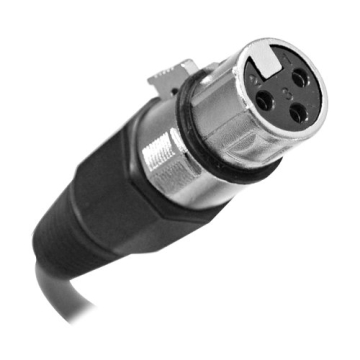 Seismic Audio SAXLX-25 25' XLR Cables - 6 Pack