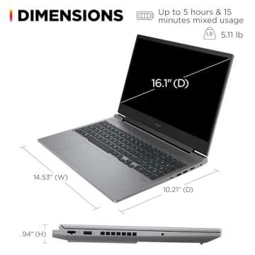 HP OMEN 16 inch Gaming Laptop with Intel i7 and RTX 4060