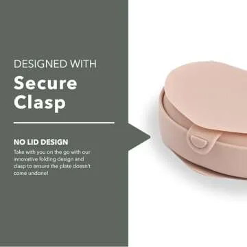 Miniware Baby Travel Plate - Silicone Suction for Toddlers