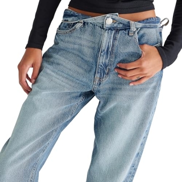 AEROPOSTALE Women's Comfortable Aero Baggy Jeans