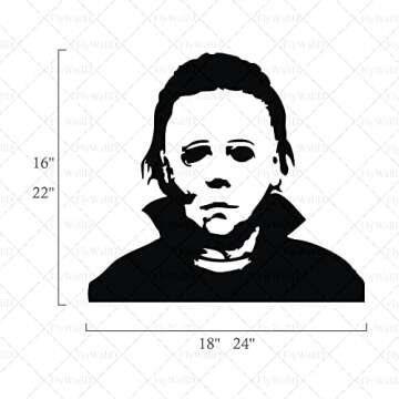 FlyWallD Halloween Michael Myers Vinyl Décor Decal