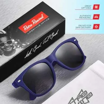 Retro Rewind Kids Sunglasses for Safe Outdoor Fun