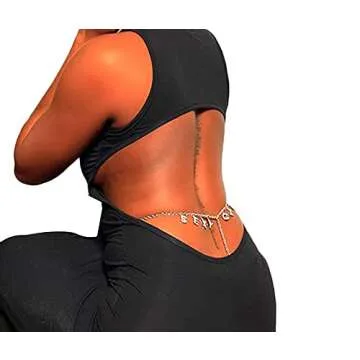 Women Sexy Rhinestone Waist Chain for Dazzling Elegance