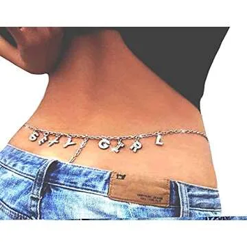 Women Sexy Rhinestone Waist Chain for Dazzling Elegance